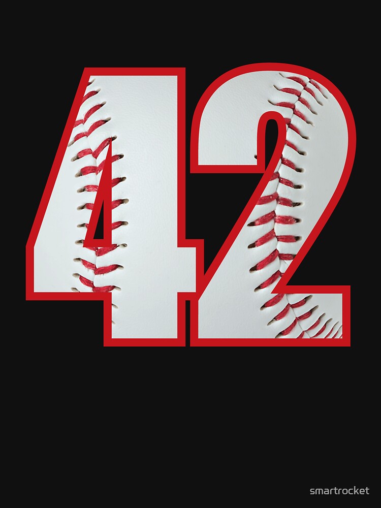 Number 42 Forty Two Baseball Lucky Favorite Jersey SVG PNG Files