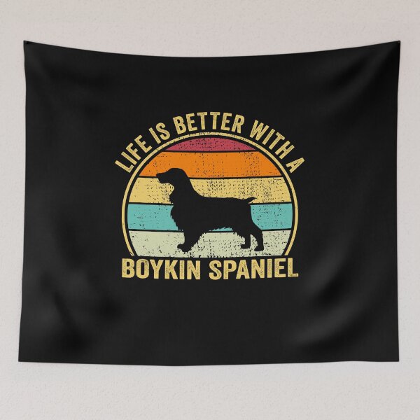 Item preview, Life is Better with a Boykin spaniel Shirt, Cool Boykin spaniel Dad Mom Dog Father, Boykin spaniel owner Christmas birthday gift designed and sold by xlnv.