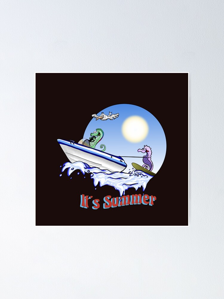 Thumbnail 1 von 3, Poster, It´s Summer designt und verkauft von Kobeko.