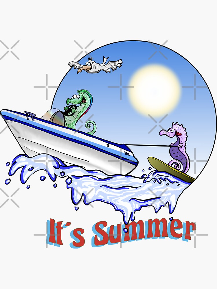 Thumbnail 3 von 3, Sticker, It´s Summer designt und verkauft von Kobeko.