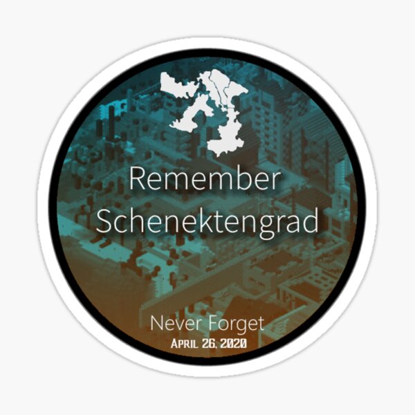 Remember Schenektengrad Sticker