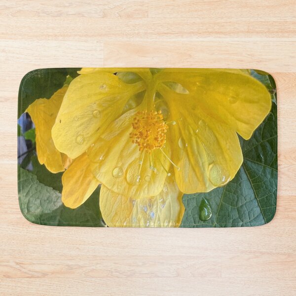 Item preview, Yellow Flowering Maple in the Rain designed and sold by Photomersion.