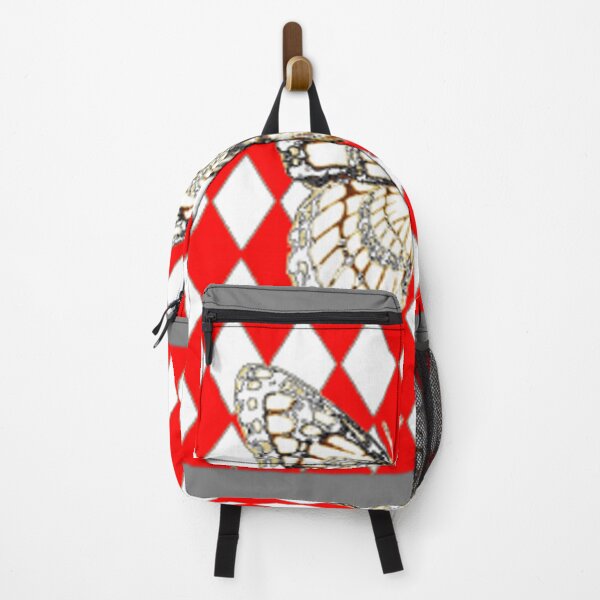 Item preview, RED PATTERN BUTTERFLY GREY ART designed and sold by sharlesart.