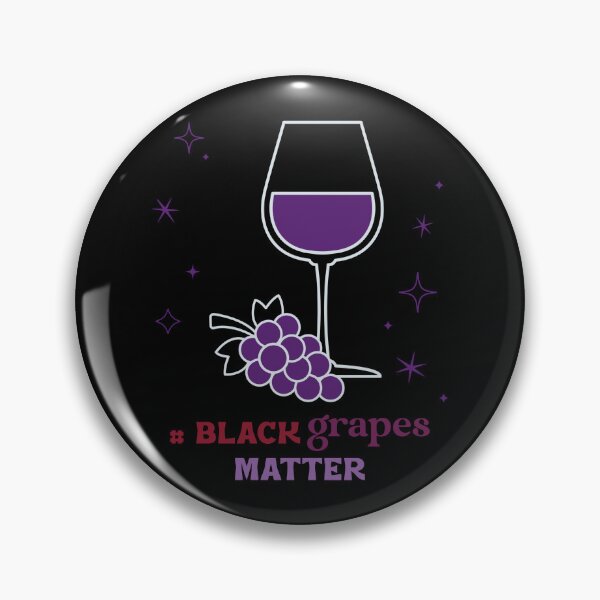 Item preview, Black grapes matter - perfect for the wine drinker designed and sold by InsultTees.