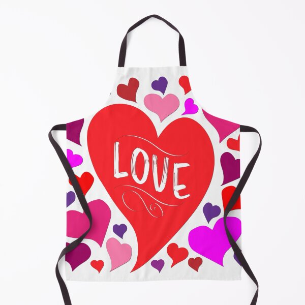 Item preview, Bright hand drawn hearts surrounding love designed and sold by Ideallity.