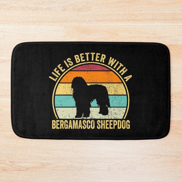 Item preview, Life is Better with a Bergamasco sheepdog Shirt, Cool Bergamasco sheepdog Dad Mom Dog Father, Bergamasco sheepdog owner Christmas birthday gift designed and sold by xlnv.
