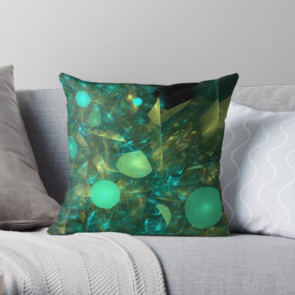 Gold and outlet green pillows