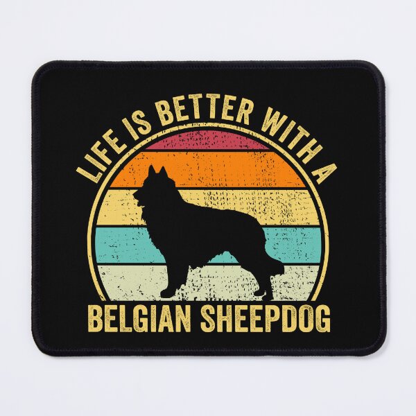 Item preview, Life is Better with a Belgian sheepdog Shirt, Cool Belgian sheepdog Dad Mom Dog Father, Belgian sheepdog owner Christmas birthday gift designed and sold by xlnv.