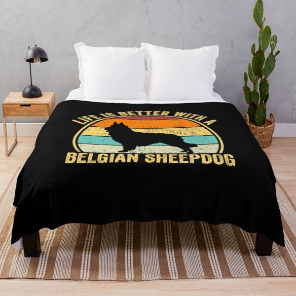 Item preview, Life is Better with a Belgian sheepdog Shirt, Cool Belgian sheepdog Dad Mom Dog Father, Belgian sheepdog owner Christmas birthday gift designed and sold by xlnv.