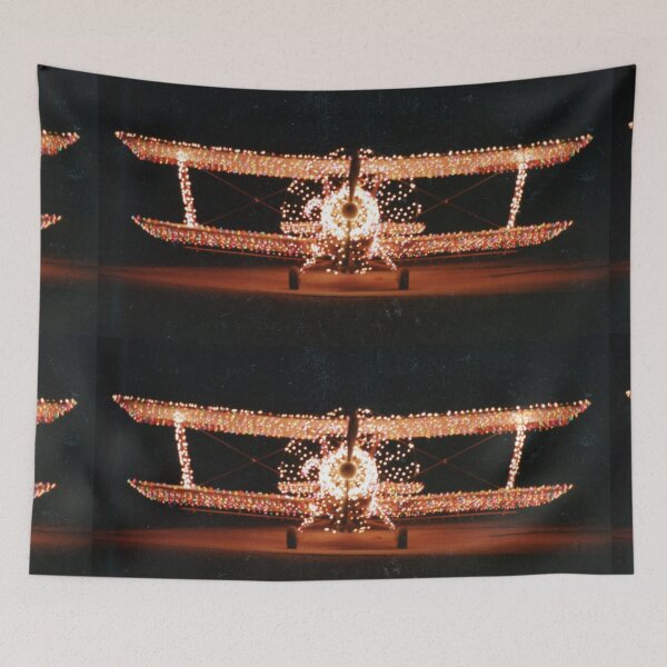 Item preview,  Vintage Plane at Christmas designed and sold by BGPickers.
