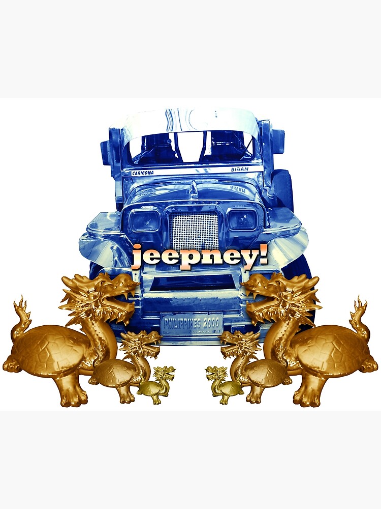 "Jeepney!" Poster for Sale by candonyc Redbubble