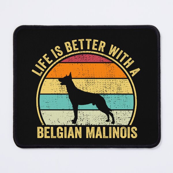 Item preview, Life is Better with a Belgian malinois Shirt, Cool Belgian malinois Dad Mom Dog Father, Belgian malinois owner Christmas birthday gift designed and sold by xlnv.