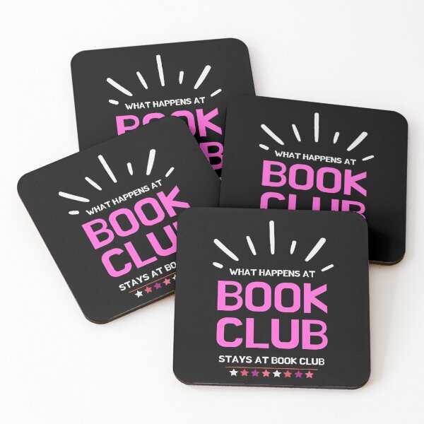 Item preview, What Happens at Book Club Stays at Book Club designed and sold by ThreadlyAndCo.