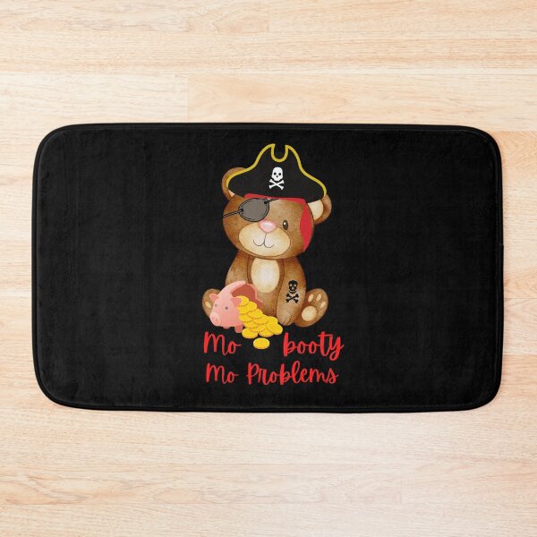 Item preview, Cute Teddy Bear Pirate Piggy Bank Funny Quote Mo' Booty Mo' Problems designed and sold by two7designs.