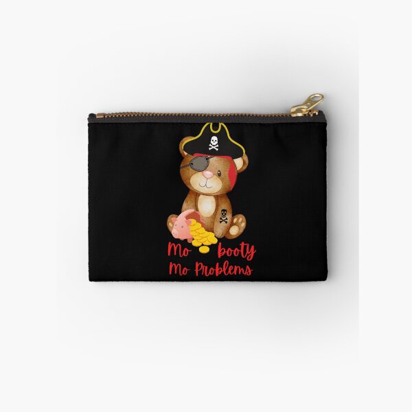 Item preview, Cute Teddy Bear Pirate Piggy Bank Funny Quote Mo' Booty Mo' Problems designed and sold by two7designs.