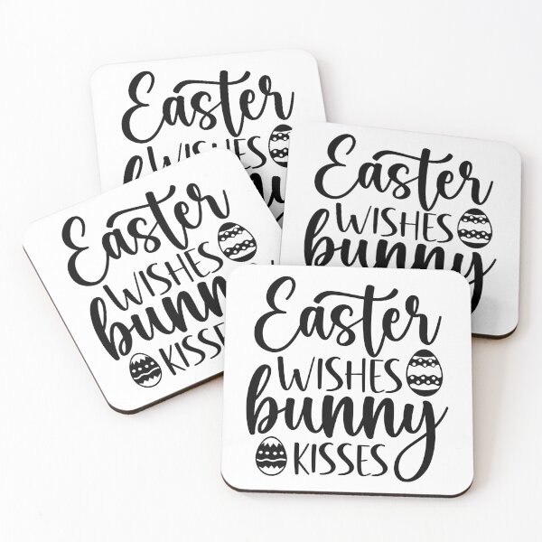 Item preview, Easter Wishes Bunny Kisses designed and sold by FallInLoveCo.