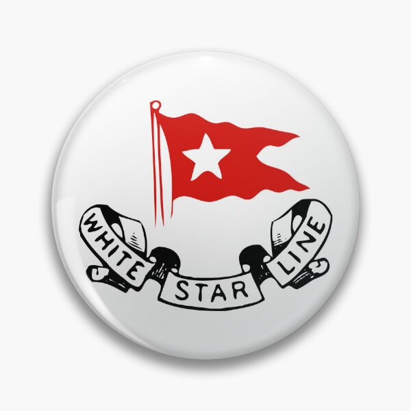 Item preview, Titanic White Star Line - Red Flag with Star Logo designed and sold by Inside Out Designs.
