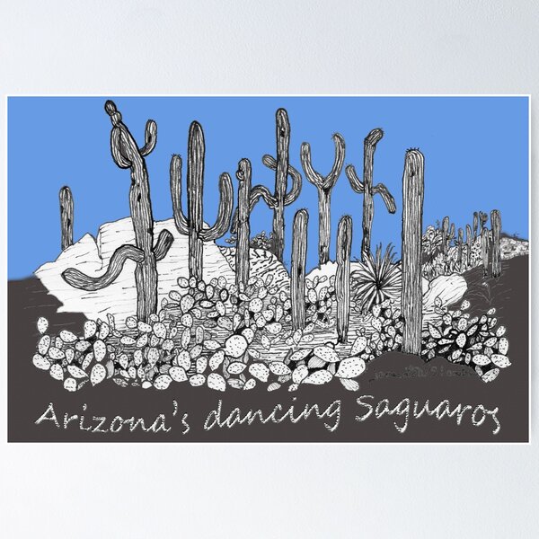 Item preview, Dancing Saguaro Cactus designed and sold by James Lewis Hamilton.