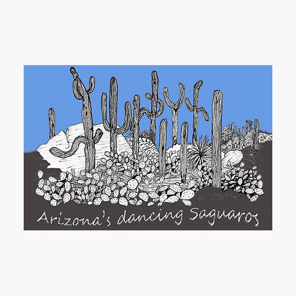Artikelvorschau, Tanzender Saguaro-Kaktus entworfen und verkauft von James Lewis Hamilton.