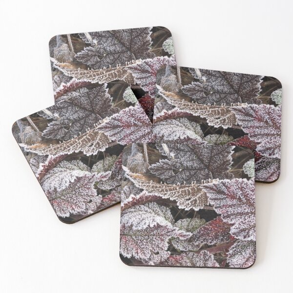 Item preview, The Beauty and Stillness of Frosty Fall Leaves designed and sold by Photomersion.