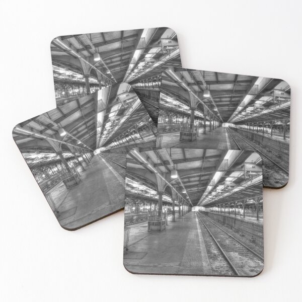 Item preview, Lackawanna Train Station Hoboken New Jersey B&W designed and sold by Kurt Gardiner.