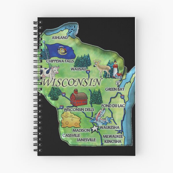 Item preview, Wisconsin Walleye Fishing Fish Fisherman Vintage River Lake designed and sold by Yakisha Gates.