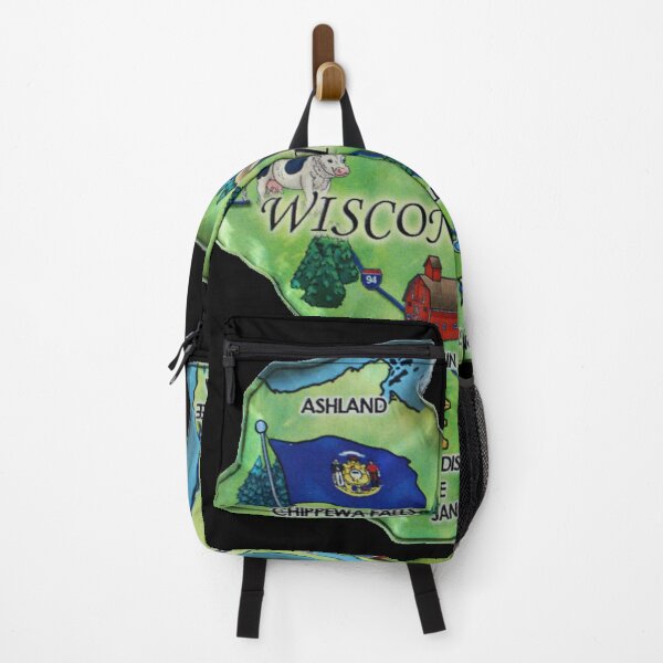 Item preview, Wisconsin Walleye Fishing Fish Fisherman Vintage River Lake designed and sold by Yakisha Gates.