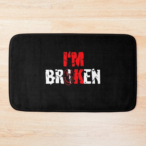 Item preview, Confused Smile I'm Broken Invisible Illness I'm Ok Broken designed and sold by gronthik.