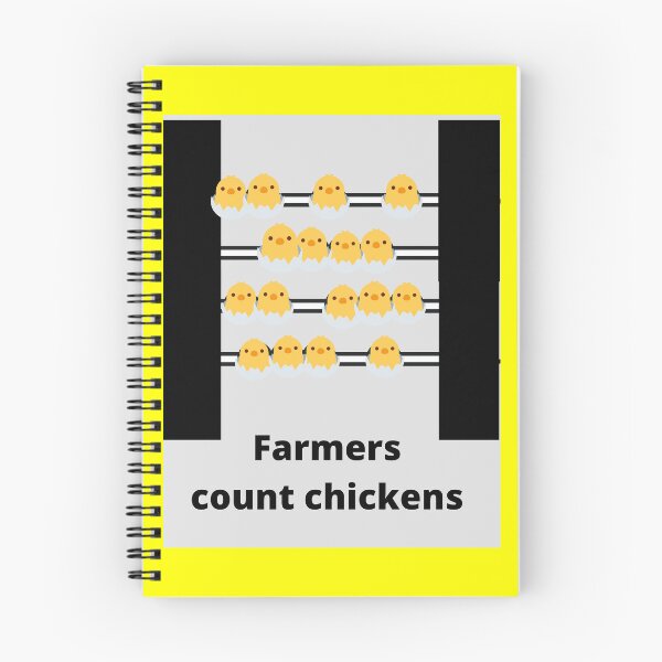 Item preview, Farmers count chickens  designed and sold by NewPages.
