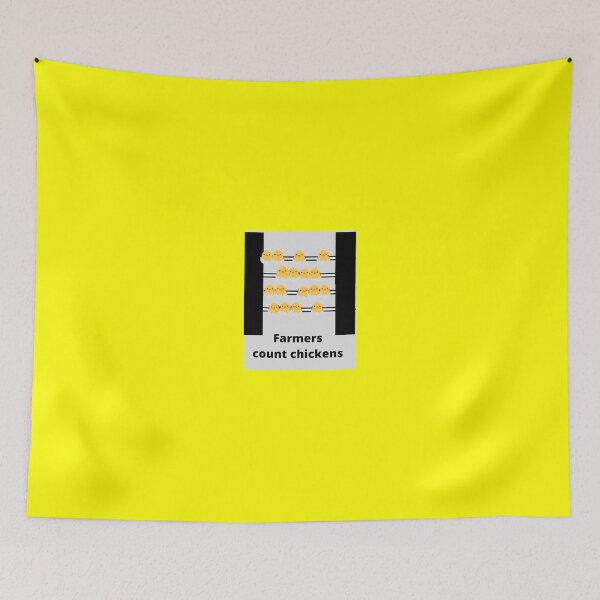 Item preview, Farmers count chickens  designed and sold by NewPages.