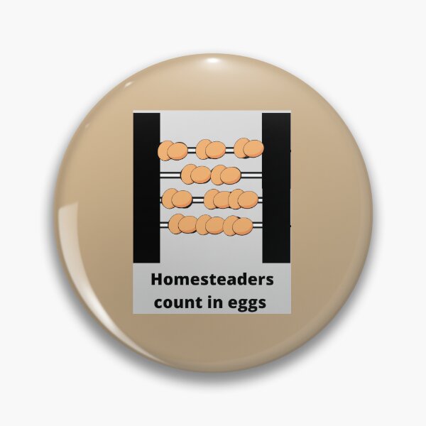 Item preview, Homesteaders count in eggs designed and sold by NewPages.