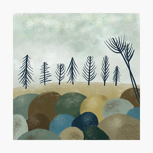 Ocean colour landscape Photographic Print
