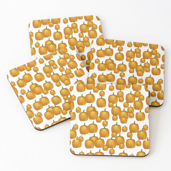 Item preview, Ornamental  Patterned Yellow Orange Pumpkins on White Background  designed and sold by IraNiva.
