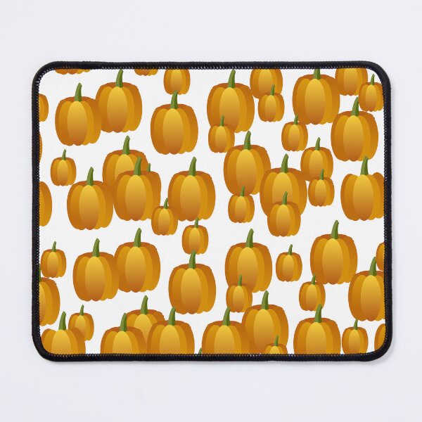 Item preview, Ornamental  Patterned Yellow Orange Pumpkins on White Background  designed and sold by IraNiva.