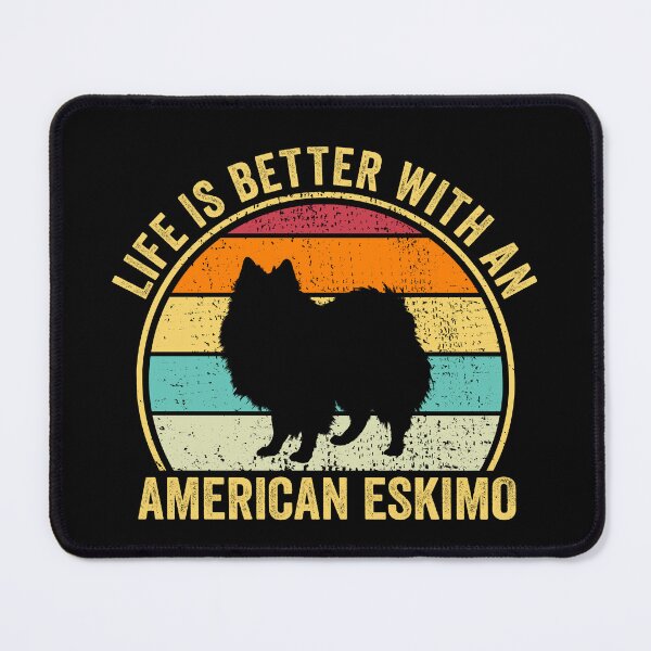Item preview, Life is Better with an American eskimo Shirt, Cool American eskimo Dad Mom Dog Father, American eskimo owner Christmas birthday gift designed and sold by xlnv.
