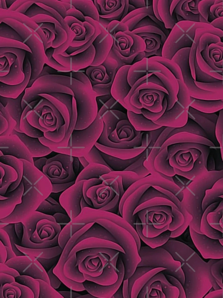 Thumbnail 4 of 4, iPhone Case, Painted Raspberry Red Roses designed and sold by HappyLifeCreate.
