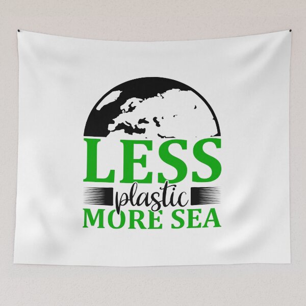 Item preview, Less Plastic More Sea designed and sold by proearth2022.