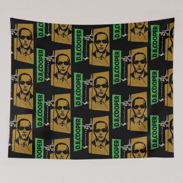 Item preview, D. B. Cooper, Skyjacker, Hijack, Retro 60s Style Graphic designed and sold by gronthik.