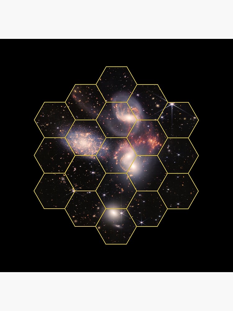 "James b Space Telescope Stephan's Quintet" Poster for Sale by