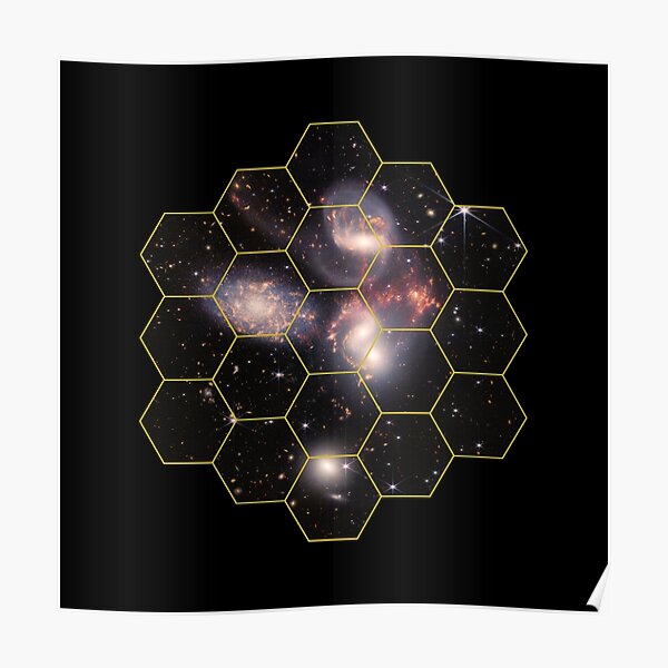 "James Webb Space Telescope Stephans Quintett" Poster von 201farmer
