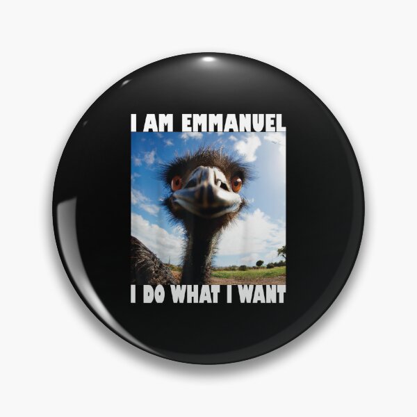Item preview, Emmanuel Don’t Do It! Funny Emu designed and sold by gronthik.