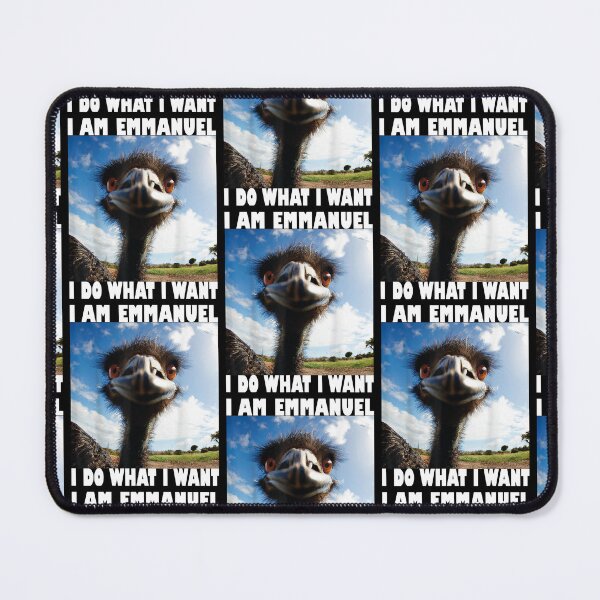 Item preview, Emmanuel Don’t Do It! Funny Emu designed and sold by gronthik.