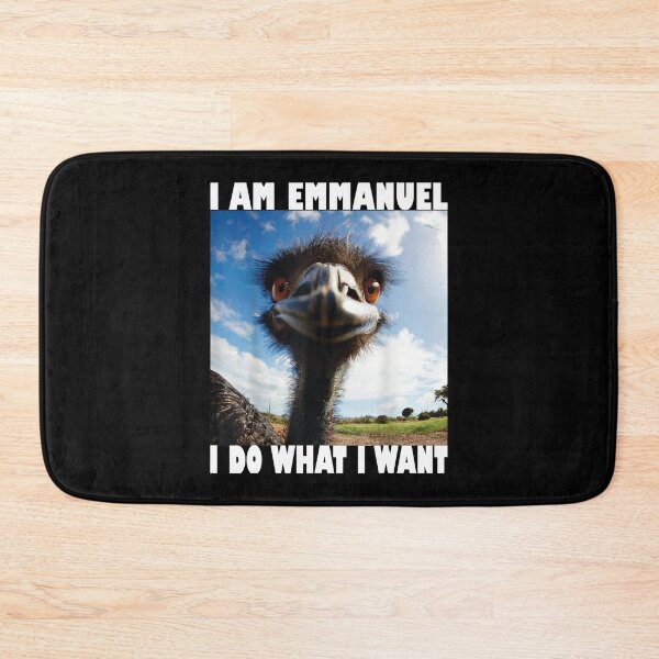 Item preview, Emmanuel Don’t Do It! Funny Emu designed and sold by gronthik.