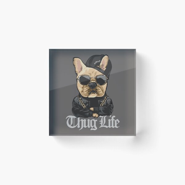 Item preview, thug life with dog designed and sold by Egezinti.