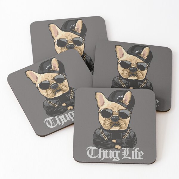 Item preview, thug life with dog designed and sold by Egezinti.