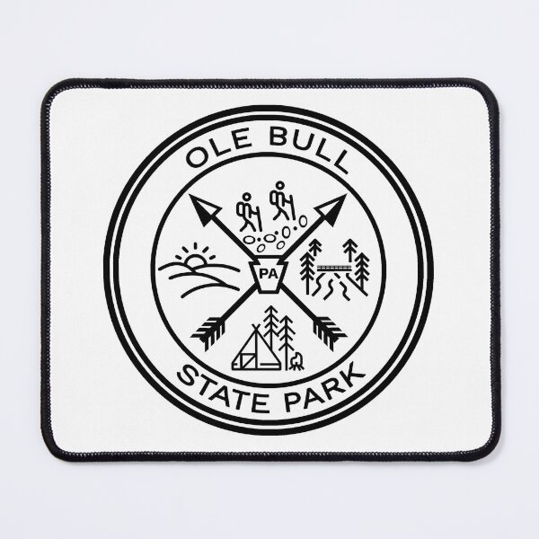 Item preview, Ole Bull State Park BW drawing designed and sold by VanyaKar.