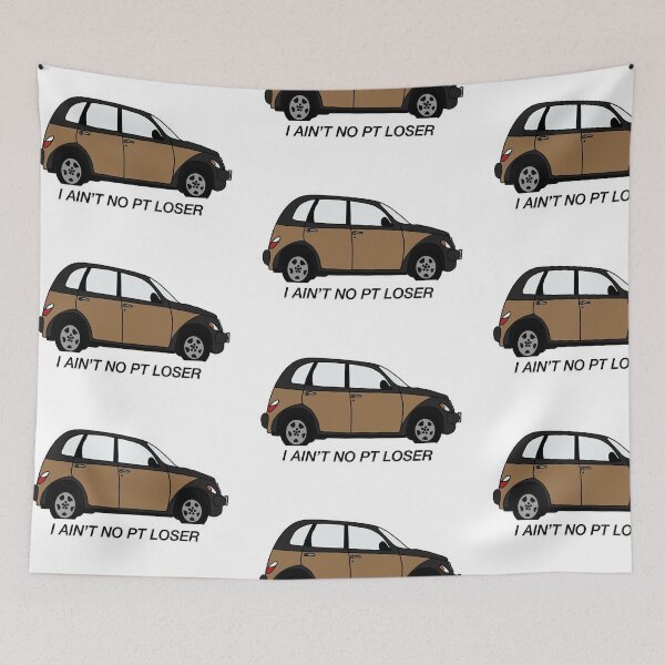 Item preview, I Ain't No PT Loser - Black With Wood Paneling designed and sold by catmmars.