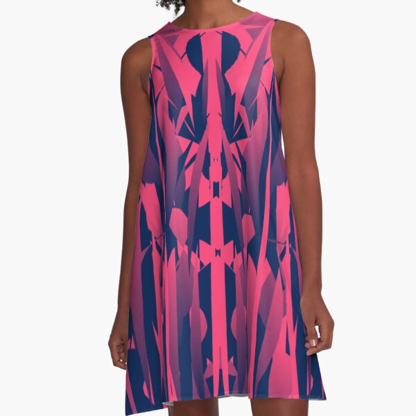 Item preview, Abstract: Gothic ( Blue & Carmine ) designed and sold by artbleed.