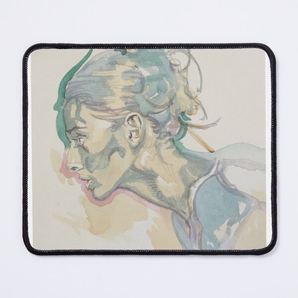 Item preview, Athlete In the Blocks. Woman Runner, Ready to Compete. Original Modern Painting  designed and sold by Cefercom.