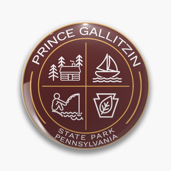 Item preview, Prince Gallitzin State Park Heraldic Logo designed and sold by VanyaKar.